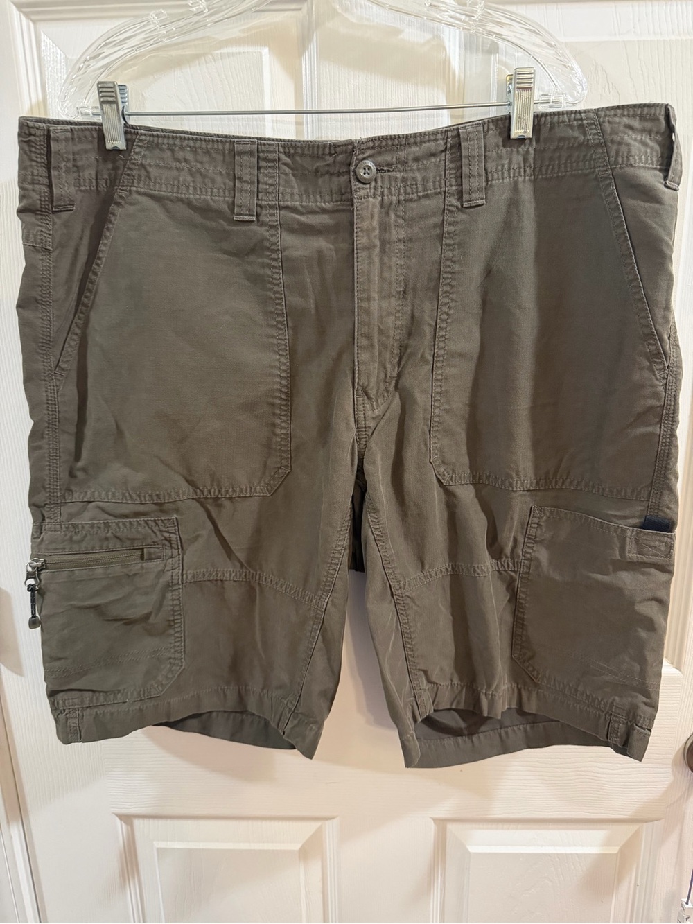 Eddie Bauer Olive Green Cargo Shorts